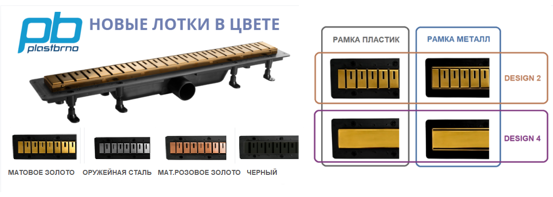 Новые лотки в золоте