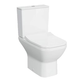 9833B003-7205 Integra Square Напольный безободковый унитаз Open-Back с бачком и сиденьем микролифт