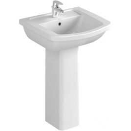 9602B003-7650 Form 300 Раковина с пьедесталом 55 см белая VITRA