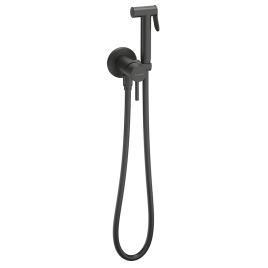 BTK6804 Встраиваемый смеситель с гигеническим душем Pulito черный TESKA