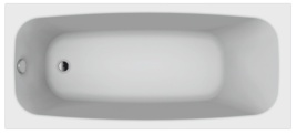 ВПР0150100100 SEVILLA Ванна прямоугольная 160х75 белая ALBA SPA