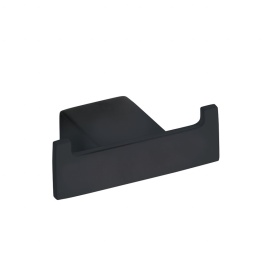 135006030 NERO Двойной крючок  черный BEMETA