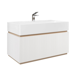 Fil.01.90/P/W/JR Тумба Filoro 90 подвесная белый JORNO