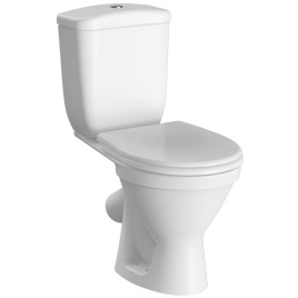 9837B099-7201 BLANC Унитаз с бачком и сиденьем микролифт из термопласта NORM (VITRA)