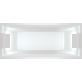 B100005005 Ванна STILL SQUARE 170x75 два подголовника с подсветкой RIHO