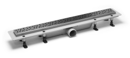 SZA5550 Душевой лоток с решеткой 55см из нержавеющей стали DESIGN5 PLASTBRNO