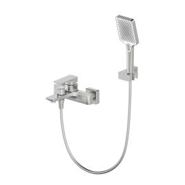 OL-639003A-BN D-LINE Смеситель для ванны с душевым гарнитуром брашированный никель OLIVEEKA