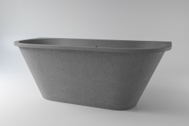 2.01.003.44.4 GALATEA Ванна 170x77 Nano Concrete бетон HOLBI