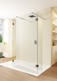SCANDIC NXT X202 1160x770x2000 L/P Черный душевая перегородка, хром RIHO