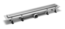 SZA1550 Душевой лоток с решеткой 55см из нержавеющей стали DESIGN1 PLASTBRNO