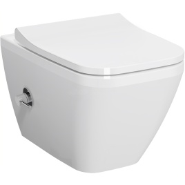 7082B003-7209 Integra Square Подвесной унитаз безободковый с функцией биде без сиденья