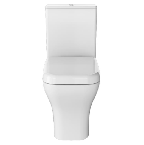 9843B003-7201 Polar Напольный безободковый унитаз Open-back с бачком и сиденьем микролифт фото 2