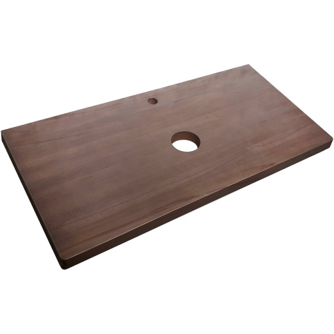 *Wood.06.100/DW Столешница для тумбы Wood 100 бук темное дерево JORNO фото 1