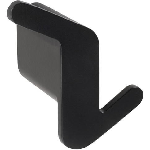 167106200L ORGANIC BLACK Асимметричный крючок, левый черный матовый BEMETA фото 1