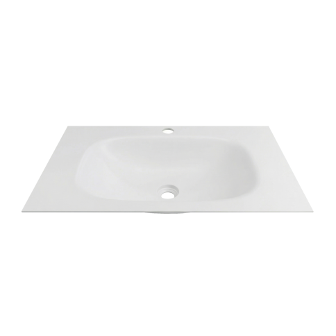 F70WF Раковина накладная Solid Flow 70см белый матовый OLIVEEKA фото 1