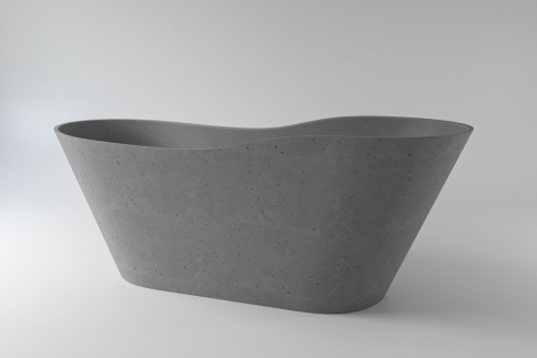 2.01.005.44.4 AFRODITA Ванна 161x68 Nano Concrete бетон HOLBI фото 1