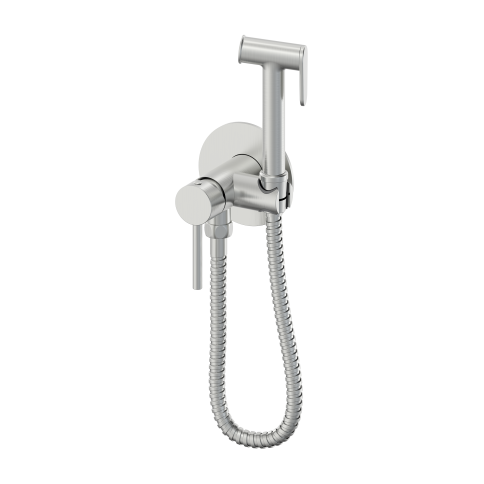 OL-829902-BN Y-LINE Гигиенический душ со смесителем брашированный никель OLIVEEKA фото 1