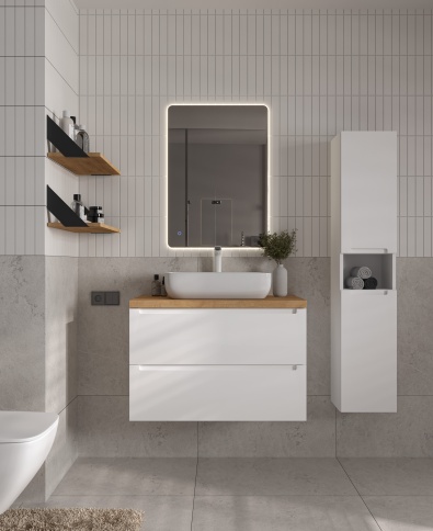DPBM Пенал Дион Белый мат (универсальный L/R) фото 3