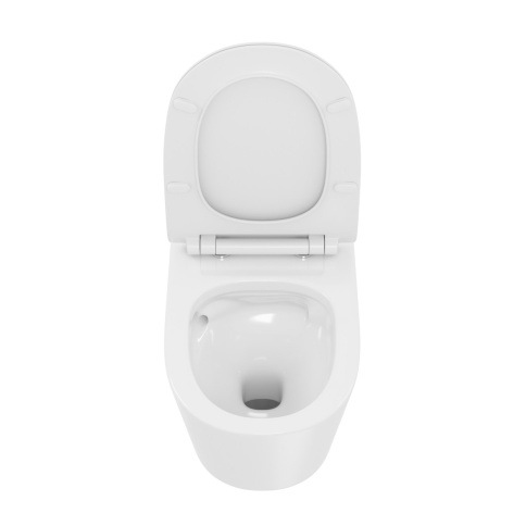 8302B003-6404 M50 подвесной безободковый унитаз VortexFlush (торнадо) с сиденьем микролифт фото 2