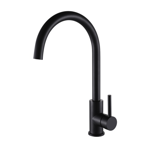 OL-963002-MB Кухонный смеситель черный матовый OLIVEEKA фото 1
