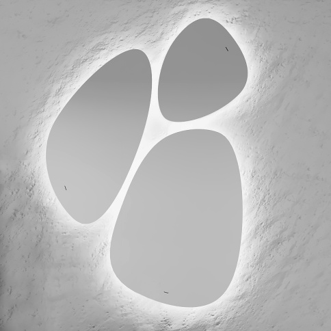 *Stn.05/W/JR Комплект из 3-х зеркал Stone - JORNO фото 2