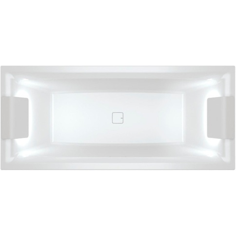 B099005005 Ванна STILL SQUARE 180x80 два подголовника с подсветкой RIHO фото 1