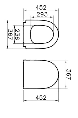 120-483-009 Sento сиденье тонкое дюропласт с микролифтом черный матовый фото 2