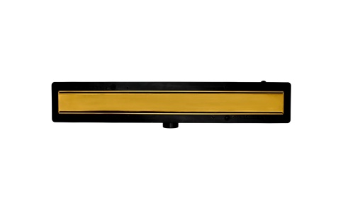 SZH9650 Душевой лоток с рамкой и решеткой 65см из нержавеющей стали DESIGN4 цвет матовое золото PLASTBRNO фото 2