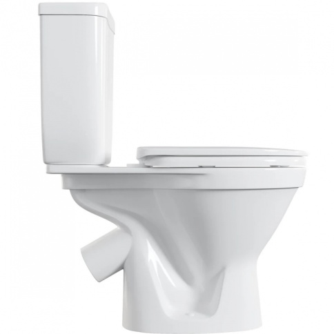 9837B099-7201 BLANC Унитаз с бачком и сиденьем микролифт из термопласта NORM (VITRA) фото 2