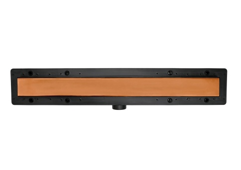 SZA975R Душевой лоток с решеткой 75см из нержавеющей стали DESIGN4 цвет матовое розовое золото PLASTBRNO фото 2